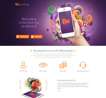 Be-Landing page